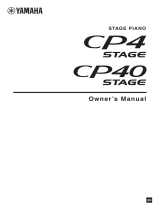 Yamaha CP4 Stage Bruksanvisning