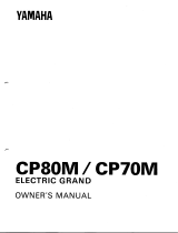 Yamaha CP80M Bruksanvisning