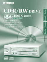 Yamaha CRW2100IX Series Användarmanual