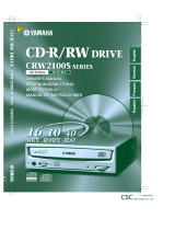 Yamaha CRW-2100S Bruksanvisning
