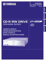 Yamaha CRW3200E Användarmanual