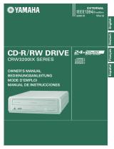 Yamaha CRW3200IX Användarmanual