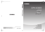 Yamaha CRX-E320 Bruksanvisning