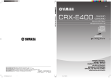 Yamaha CDX-E400 Användarmanual