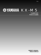 Yamaha KX-M5 Bruksanvisning