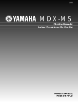 Yamaha MDX-M5 Bruksanvisning