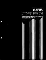 Yamaha CS15D Användarmanual