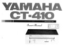 Yamaha CT-410 Bruksanvisning