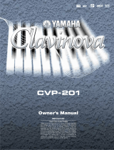 Yamaha CVP-201 Användarmanual