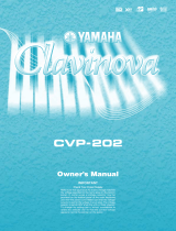Yamaha Clavinova CVP-202 Bruksanvisning