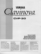 Yamaha CVP-30 Bruksanvisning