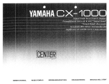 Yamaha CX-1000 Bruksanvisning
