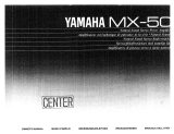 Yamaha MX-50 Bruksanvisning