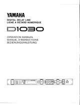 Yamaha D1030 Bruksanvisning