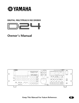 Yamaha D24 Användarmanual