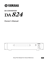 Yamaha DA824 Användarmanual
