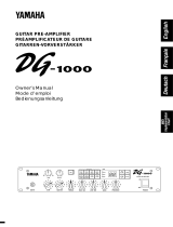 Yamaha DG-1000 Användarmanual