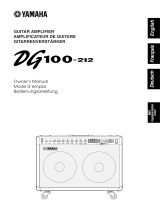 Yamaha DG100 Användarmanual