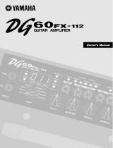 Yamaha DG60-112 Användarmanual