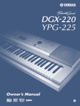 Yamaha DGX-220 Användarmanual