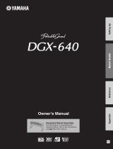 Yamaha DGX-640 Bruksanvisning