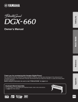 Yamaha DGX660B Användarmanual
