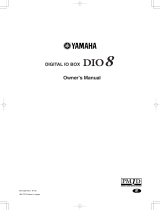 Yamaha DIO8 Användarmanual