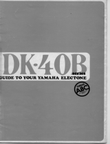 Yamaha Electone DK-40B Series Användarmanual