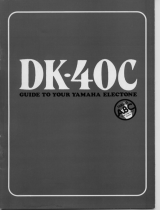 Yamaha DK-40C Bruksanvisning