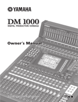 Yamaha DM1000 Bruksanvisning