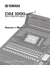 Yamaha DM1000 Användarmanual