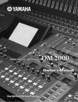 Yamaha DM2000 Användarmanual