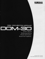 Yamaha DOM-30 Bruksanvisning