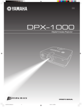 Yamaha DPX-1000 Användarmanual