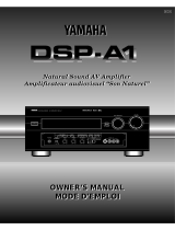 Yamaha DSP-A1 Användarmanual