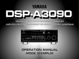 Yamaha DSP-A3090 Användarmanual