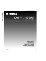 Yamaha DSP-A595 Användarmanual