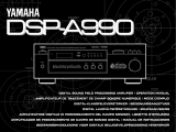 Yamaha DSP-A990 Användarmanual