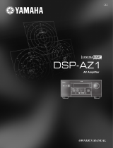 Yamaha DSP-AZ1 Användarmanual