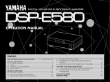 Yamaha DSP-E580 Bruksanvisning
