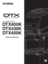 Yamaha DTX430K Bruksanvisning