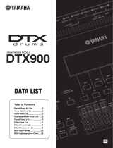 Yamaha DTX900 Datablad
