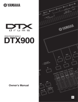 Yamaha DTX-900 Bruksanvisning