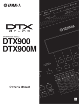 Yamaha DTX900M Bruksanvisning