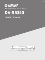 Yamaha DV-S5350 Användarmanual