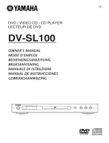 Yamaha DV-SL100 Bruksanvisning