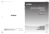 Yamaha DVD-E600 Bruksanvisning