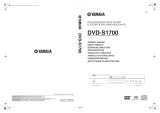 Yamaha DVD-S1700 Bruksanvisning