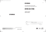 Yamaha DVD-S1700B Användarmanual