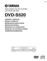 Yamaha DVD-S520 Bruksanvisning